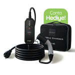 Görseli galeri görüntüleyiciye yükle, Plugen GRID 1 Taşınabilir Elektrikli Araç Şarj Cihazı 2.3-3.7 kW Tek Faz 10-16A Type 2/5 Metre Çantalı