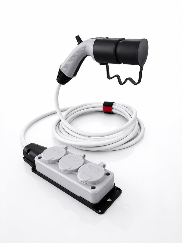 Plugen C2L Adaptör 5 Metre 3'lü Uzatma Fişli - Şarj İstasyonundan 220V Çıkış