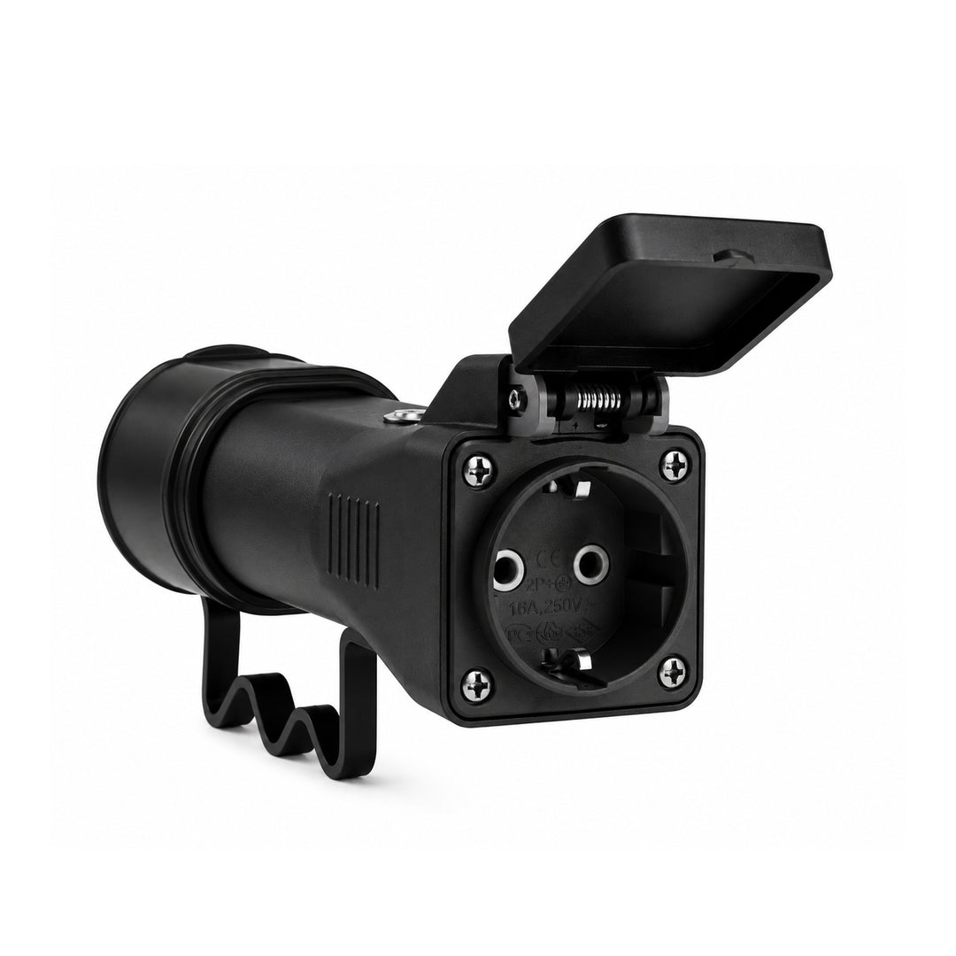 Plugen Tek Çıkışlı V2L Adaptör BYD Skywell Uyumlu Schuko Çıkış 3.6 kW