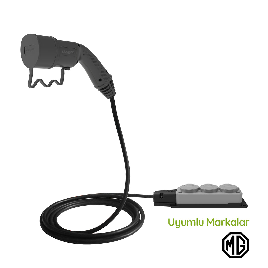 Plugen V2L Adaptör 5 Metre 3'lü Uzatma Prizli - MG Uyumlu Araçtan 220V Priz Çıkışı S/G